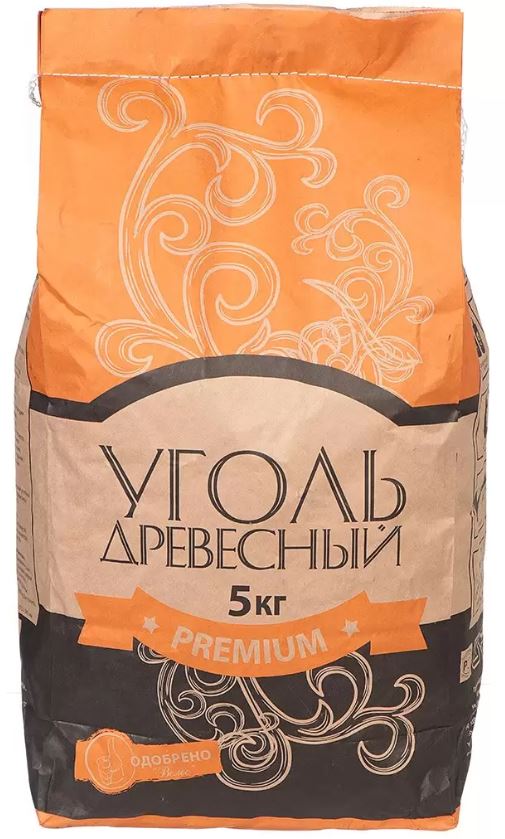 Уголь древесный 5 кг, Велес Ликвидация