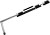 Засов 600мм мод.2 (черный)