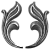 0520 Листья 230*120 мм (пара) Ликвидация 