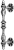 1739 Кованая ручка 270*75*50 мм